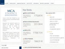 Tablet Screenshot of mcafinance.fr